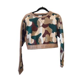 Balance Athletica Small camo cropped crewneck